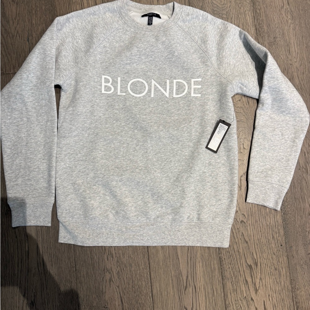 Brunette The Label Gray Sweatshirt S/M